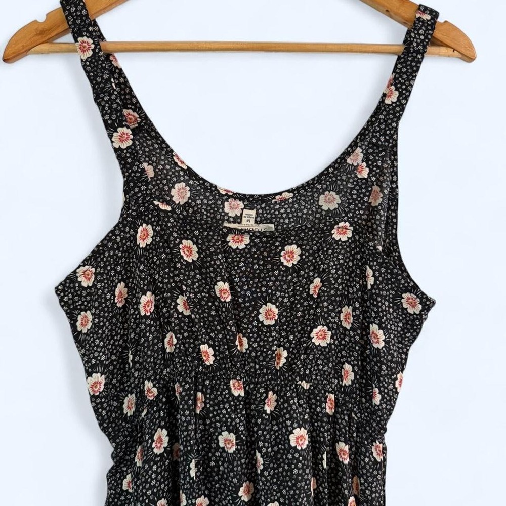 VTG Y2K Bohemian Studio B by Bobeau Maxi Dress Ruffled Coquette Size M - Picture 6 of 8